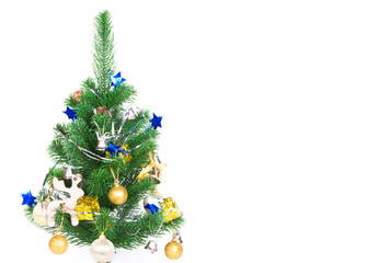 Decorated Christmas tree