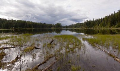 Obraz premium Scenic Wilderness of the Kootenay Mountains, Canada