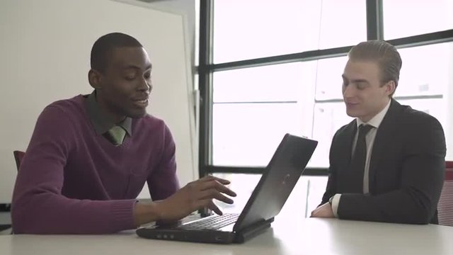 Group of attractive professionals involved in meeting