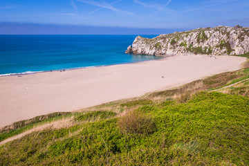 Beautiful Beach, Langre, Cantabria, Spain