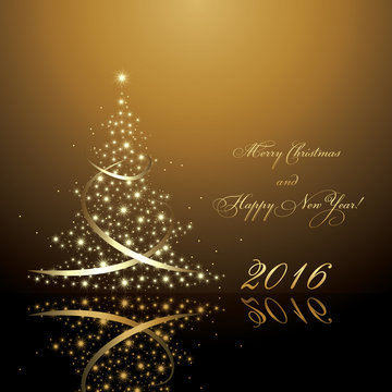 Vector new year tree / Christmas tree