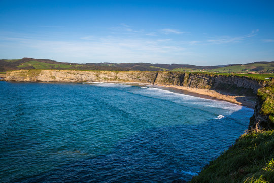 Beautiful Beach, Langre, Cantabria, Spain