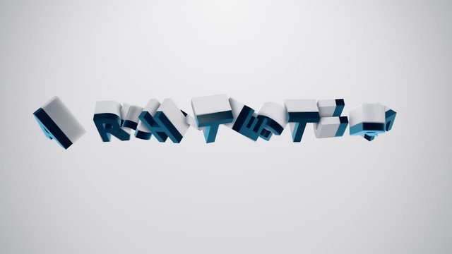 Architecture 3D Text Animation with Ionic Column Intro