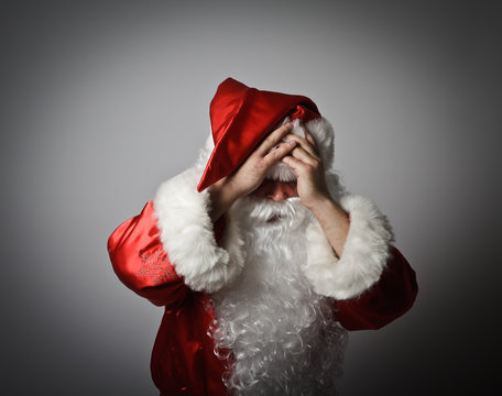 Frustrated Santa Claus