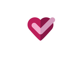 Love Proposal Approve Icon Logo