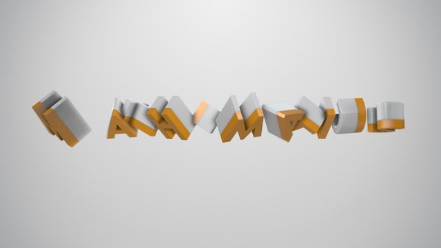 Typography and icon animation presents different areas of human activity.