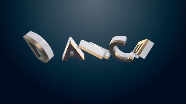 Typography and icon animation presents different areas of human activity.