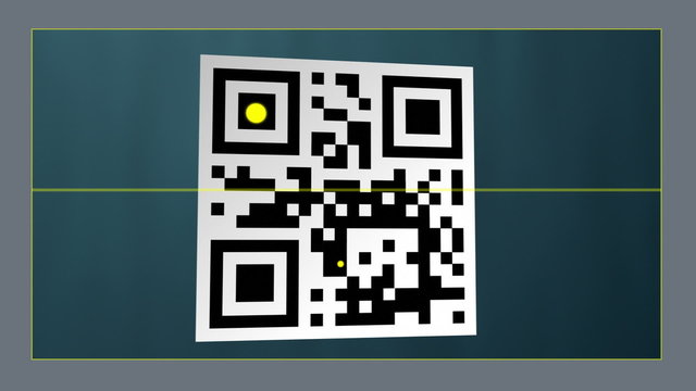 QR code scanner. For selling consumer goods on the market or advertising.