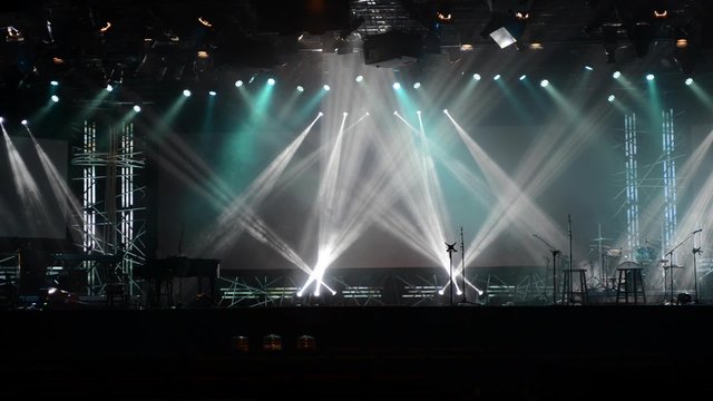 Concert Lights on stage
