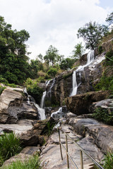 Mae Klang beauty Waterfall  in Chiang Mai Province, Doi Inthanon