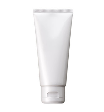 Blank White cosmetic tube pack Of Cream Or Gel package