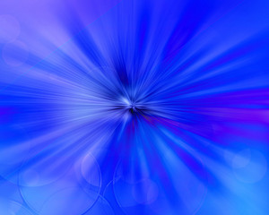 Blue bokeh abstract light background