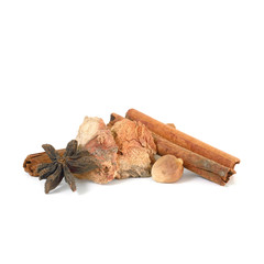 Cinnamon sticks ,Dried Star anise, Dried Ginger ,Dried garlic (H