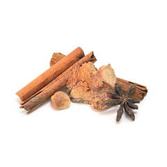 Cinnamon sticks ,Dried Star anise, Dried Ginger ,Dried garlic (H