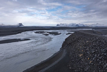 southern Iceland, Beautiful arctic landscape, nature