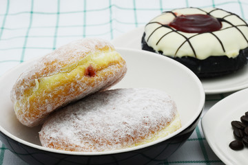 donuts and fast food