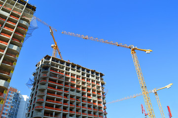 Строительство новых многоэтажных жилых домов
