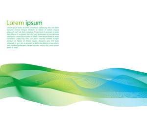 Abstract color Waves template background