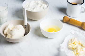 Ingredients for baking