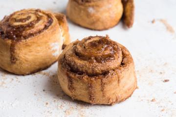 Fresh homemade cinnamon rolls