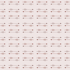 Seamless pattern with hand drawn decorative arrows.