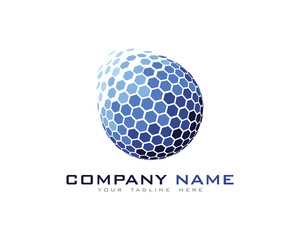 3D Global Pixel Technology Logo