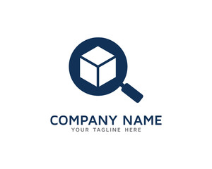 Fototapeta premium Search Package Logo