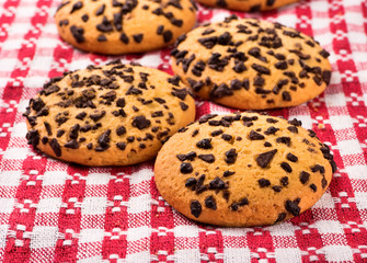 Cookies with chocolate