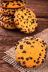 Cookies with chocolate