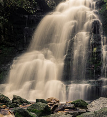 Fototapeta na wymiar Peak District Waterfall