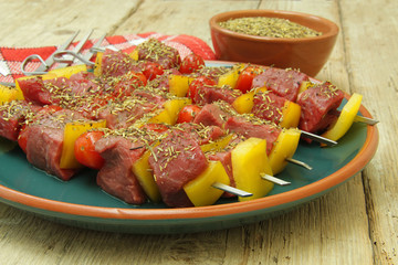 brochettes de boeuf 24122015