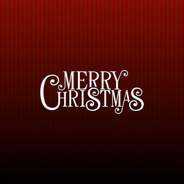 Christmas Red Background. Vector