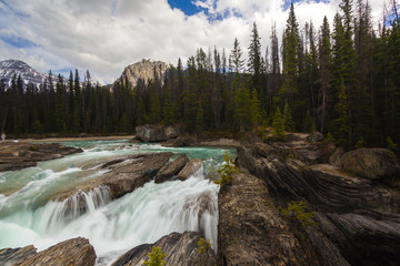 Rushing Waters of Natural Bridge, Yoho NP, Canada
