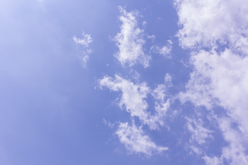 Fototapeta na wymiar Beauty Clouds with blue sky background and texture