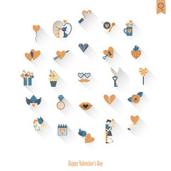 Happy Valentines Day Icons