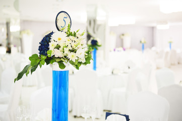 Table Number in Flowers
