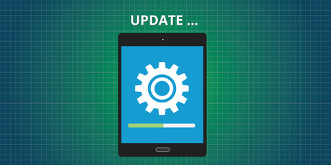 update updating software app tablet