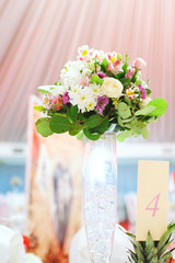 Bouquet in Glass Vase