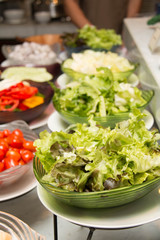 Close up of mixed  salad