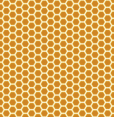 Honeycomb Seamless Pattern. Vector Illustration