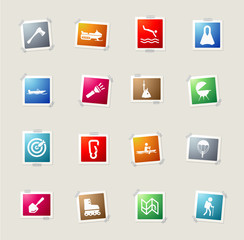 Active receration simply icons