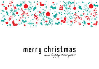 Merry Christmas. Christmas calligraphy.