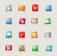 SEO and development simply icons