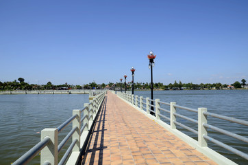 Obraz premium Seepromenade in Ubon, Thailand