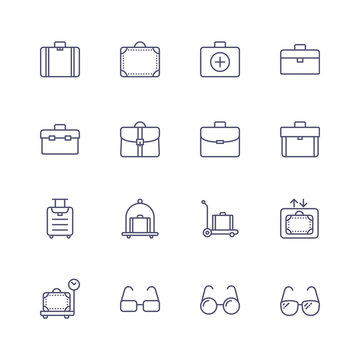 Luggage icons