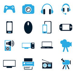 Gadget icons set