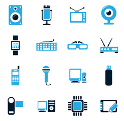 Gadget icons set
