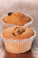 Cakes with raisins