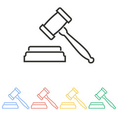 Court - vector icon.