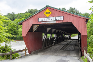 Taftsville Bridge before storm damage